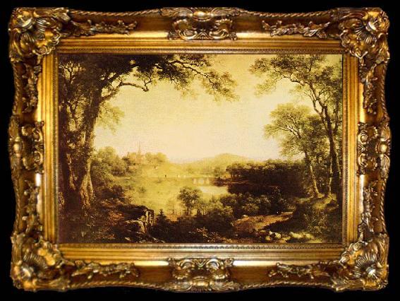 framed  Asher Brown Durand Day of Rest, ta009-2